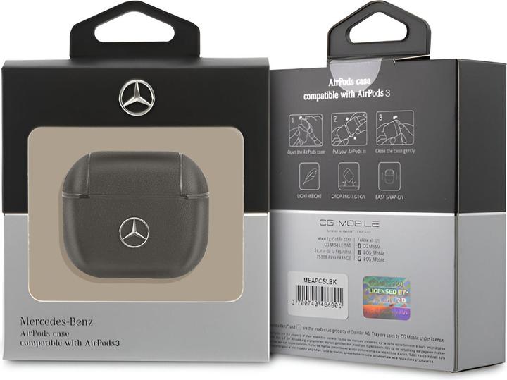 Immagine prodotto Mercedes-Benz Mercedes MEA3CSLBK Cover AirPods 3 czarny/nero Linea Elettronica (Manicotto per cuffie)