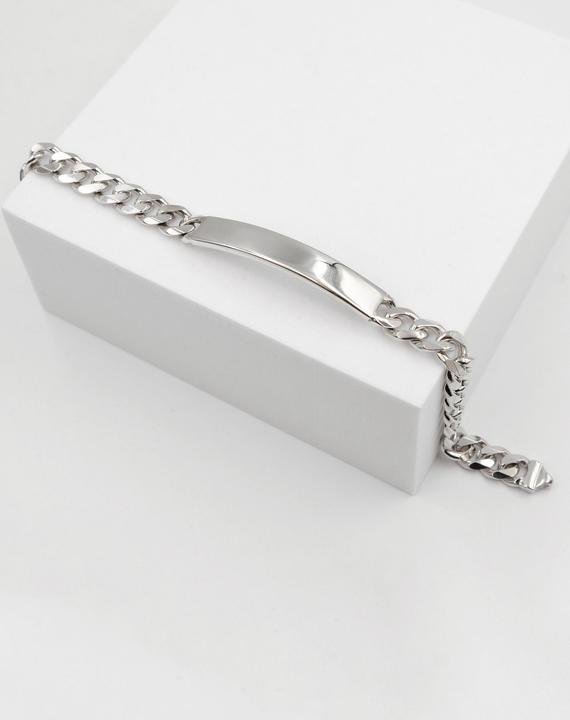 Actual product image Muau Badge bracelet (19 cm, Silver 925)