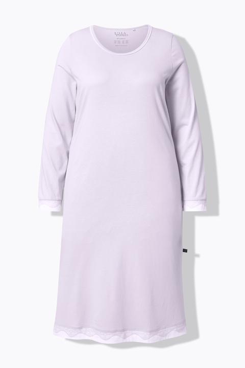 Produktbild Ulla Popken Nachthemd, Spitze, oversized, Rundhals, Langarm (58, 60)