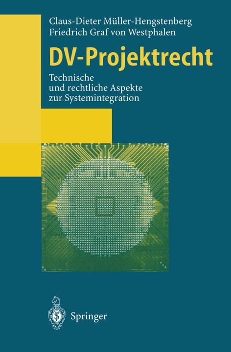 Produktbild DV-Projektrecht (Deutsch, Claus-Dieter Müller-Hengstenberg, Friedrich Graf von Westphalen, 2012)