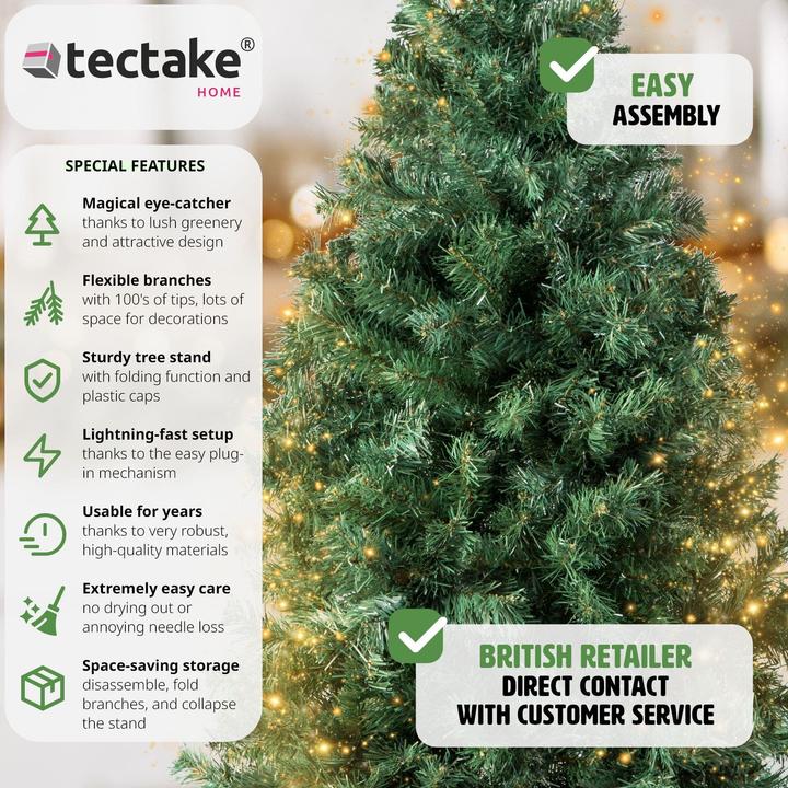 Actual product image tectake Artificial Christmas tree (180 cm)