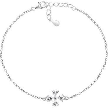Brilio, Armschmuck, Silver - Decent silver bracelet with zircons BRC52W