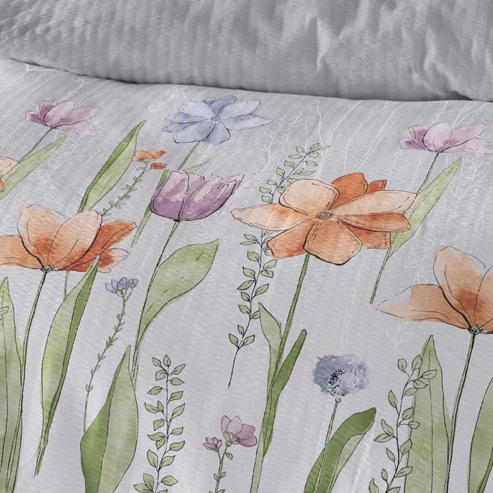 Produktbild Traumschlaf Aquarell Blumen (Bettwäsche Set, 155 x 220 cm, 80 x 80 cm)