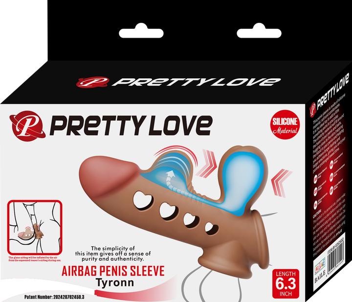 Produktbild Pretty Love Tyronn - Airbag-Penishülle - Nude
