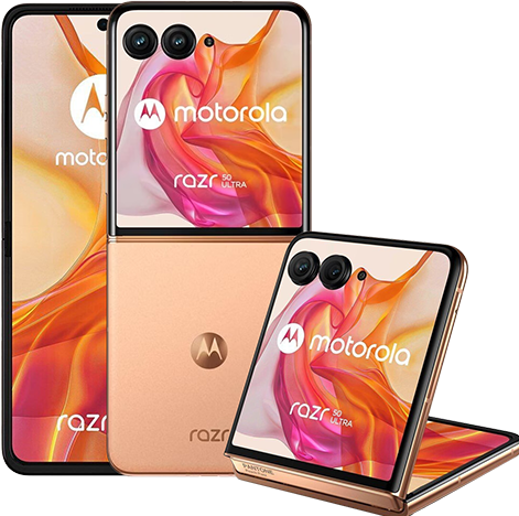 Immagine prodotto Motorola Razr 50 Ultra (512 GB, Peach Fuzz, 6.90", SIM + eSIM, 50 Mpx)