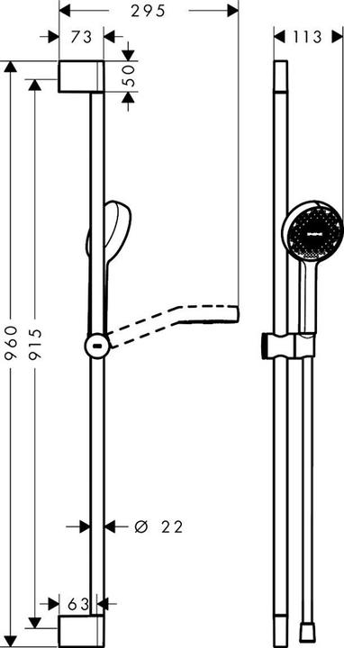 Produktbild hansgrohe Shower Set Activera Select S Hg 2 Functions Chrome