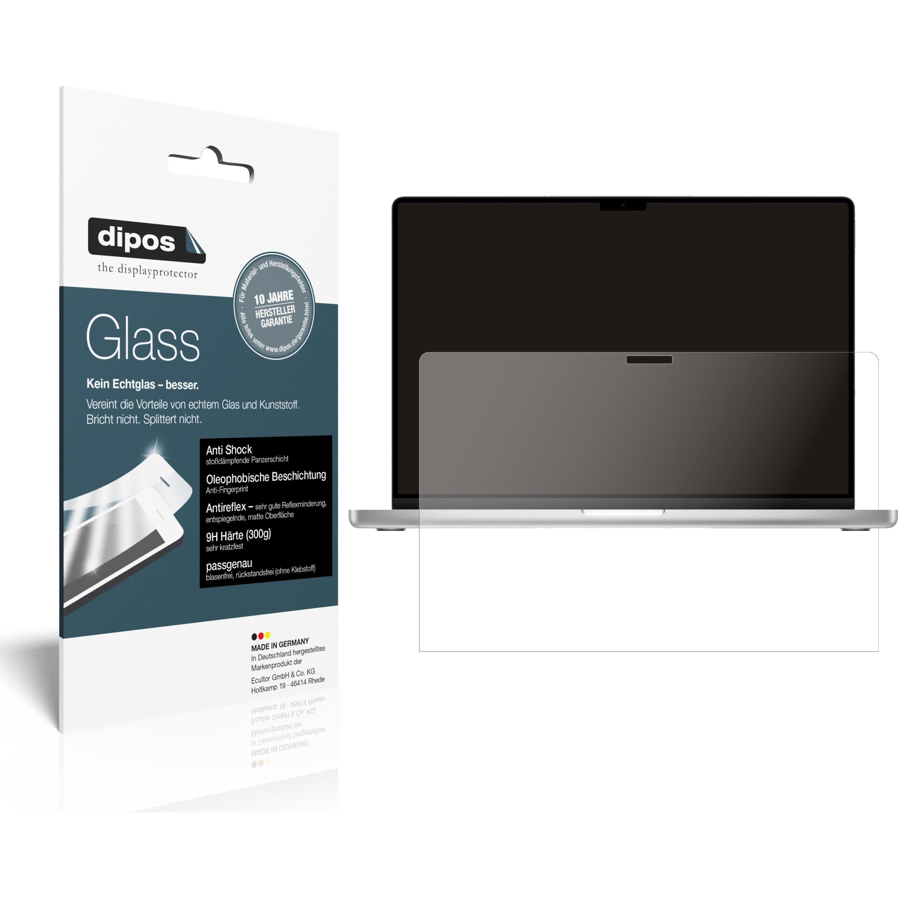 Dipos Displayschutz Anti-Shock (1 Stück, MacBook Pro 14"), Tablet Schutzfolie
