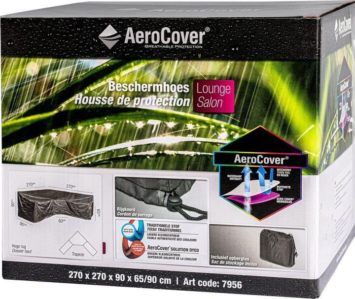 Actual product image AeroCover L-shape trapezoid 270x270x90
