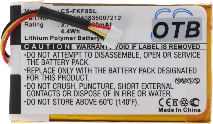 Actual product image AccuCell Akku Falk F5, F8, F10, F12, BLP5040835007212, beachte mit 4pin Stecker