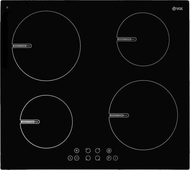 Actual product image Vox Induction mounting plate EBI 400DB (59 cm, Electric hob)
