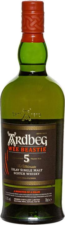 Actual product image Ardbeg Single Malt Wee Beastie (Single Malt, Scotch whisky, 1 x 70 cl)