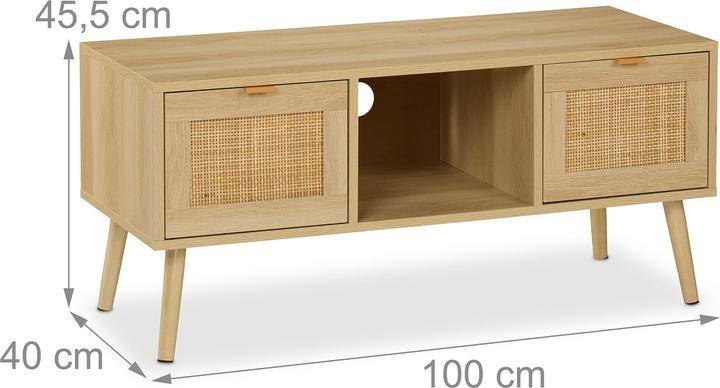 Relaxdays TV-Lowboard (100 x 40 x 45.50 cm)