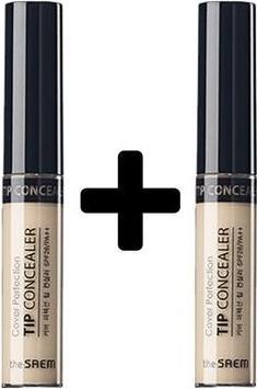 Image du produit The Saem () 1+1 Coverage Perfect Lace Concealer - 6.5g/Gratuit (Beige)