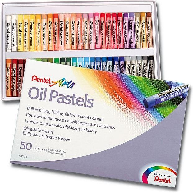 Pentel, Malstifte, Ölpastell (Mehrfarbig, 50 x)