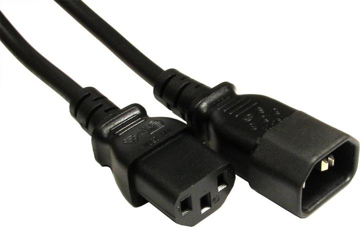 Actual product image Cables Direct CDL 0.5m C14 to C13 Black (0.50 m)