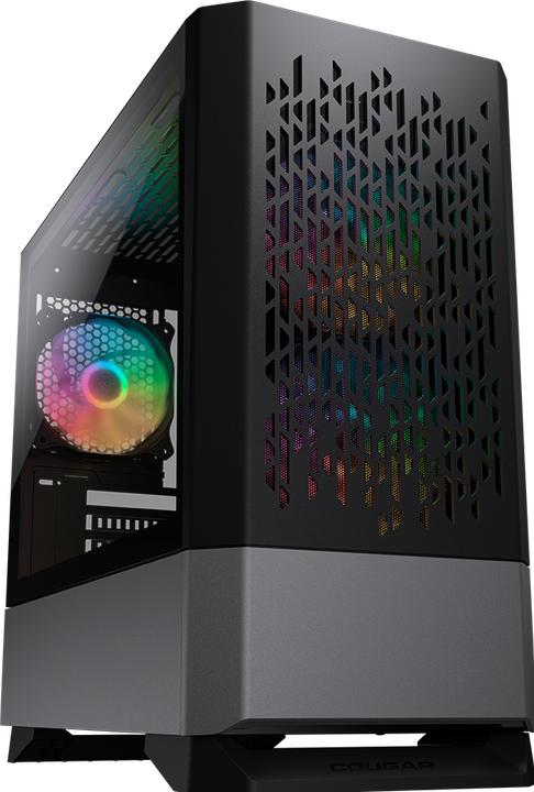 Actual product image Cougar Boitier Mini Tour Micro ATX MG140 Air RGB avec panneau vitré (Noir) (mATX, Mini-ATX)