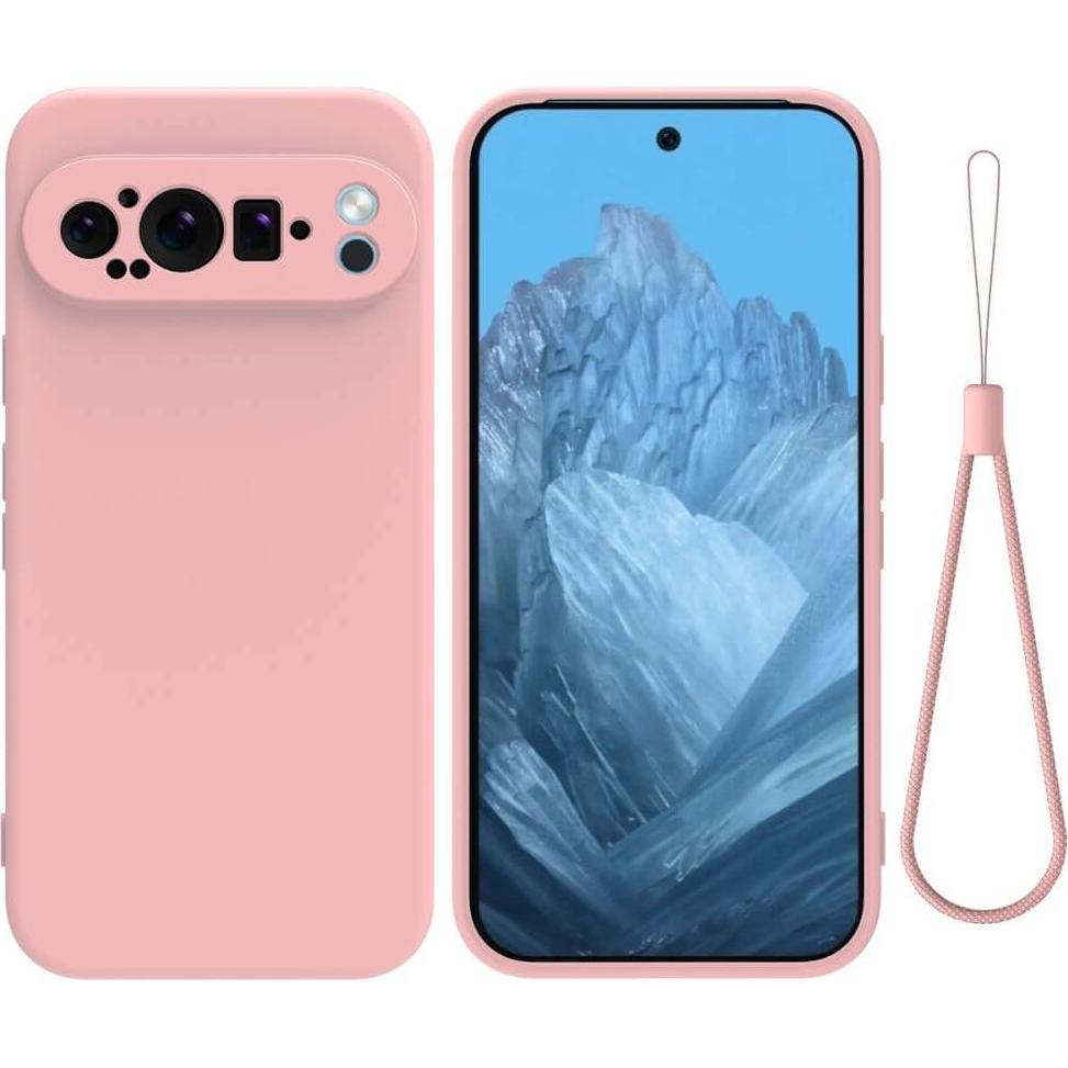Cover-Discount Google Pixel 9 Pro - Silikon Gummi Hülle (Google Pixel 9 Pro), Smartphone Hülle, Rosa
