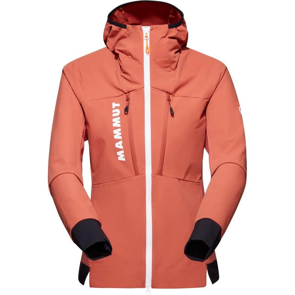 Mammut, Damen, Jacke, Women's Aenergy SO Hybrid Hooded Jacket (XS), Rot, XS