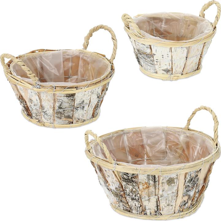 Image du produit Relaxdays 3x pot de fleurs (27.50 cm)