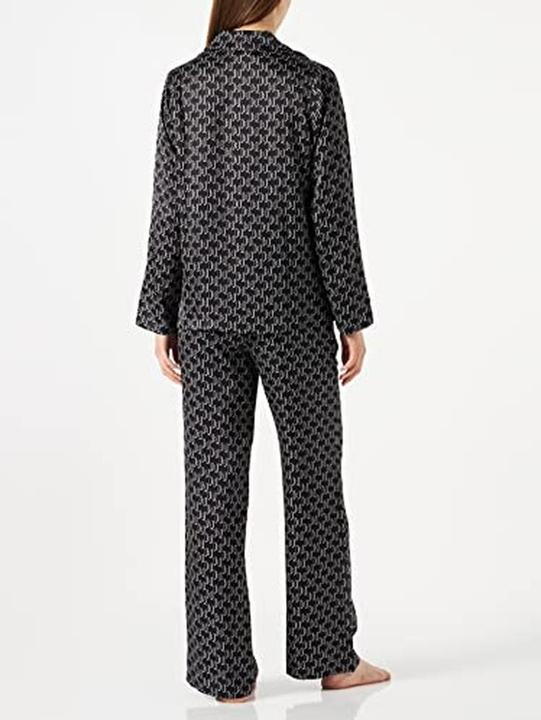 Actual product image Karl Lagerfeld Monogram Pyjama Set with Button Closure and Hip Pockets (XS)
