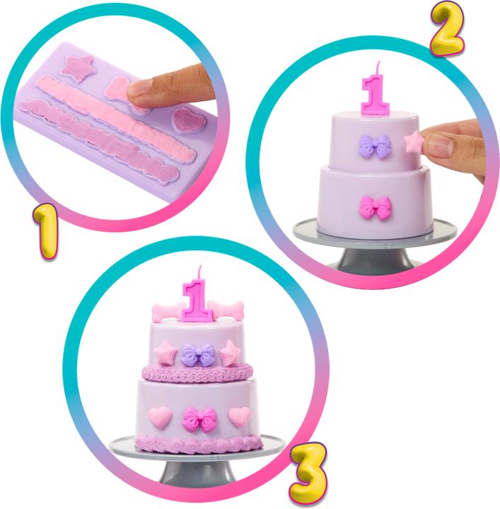 Image du produit Barbie Party Unboxed Animaux de compagnie anniversaire série - robe violette