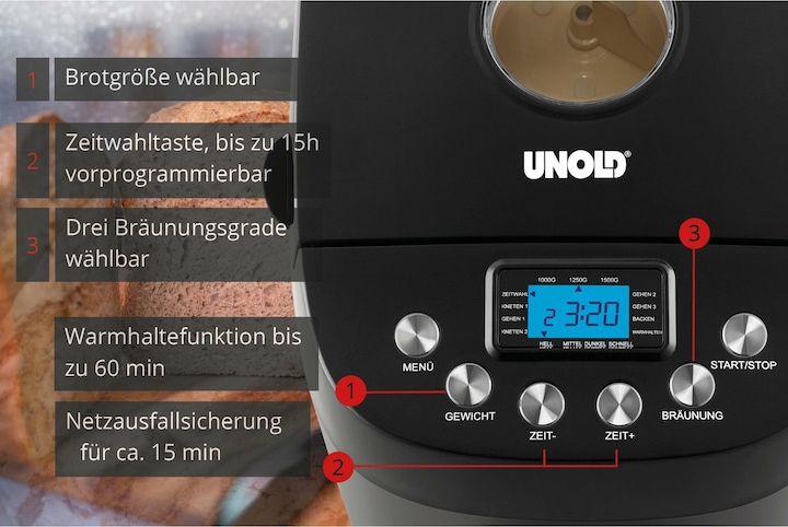 Actual product image Unold Big Black Bake Master
