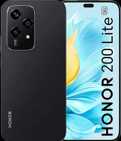 Image du produit Honor 200 Lite (256 Go, Midnight Black, 6.70", Double SIM, 5G)