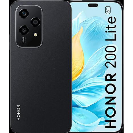 Thumbnail - Honor 200 Lite (256 GB, Midnight Black, 6.70", Dual SIM, 108 Mpx, 5G), Smartphone, Schwarz