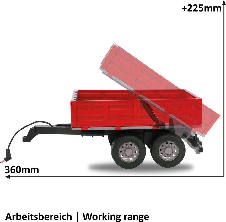 Productafbeelding Jamara Kipper voor RC trekker 1:16