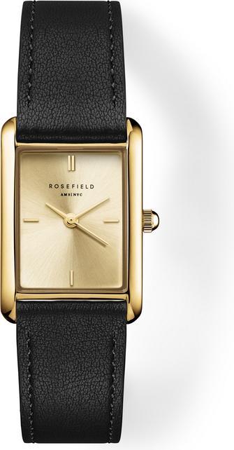 Immagine prodotto Rosefield - Heirloom Modern Champagne Dial Gold Black Leather HCBLG-H07 (Orologio da polso analogico, 23.50 mm)
