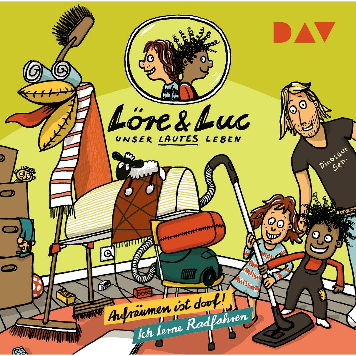 Löre & Luc 09 Aufräumen ist doof!/Ich lerne Radfahren, Hörbücher von Johannes Disselhoff, Horst Klein, Jenny Alten, Ilja...