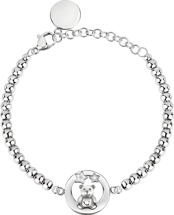 Immagine prodotto Morellato Bracciale in acciaio con orsetto e cristalli SOR25 (L) (Acciaio inossidabile)