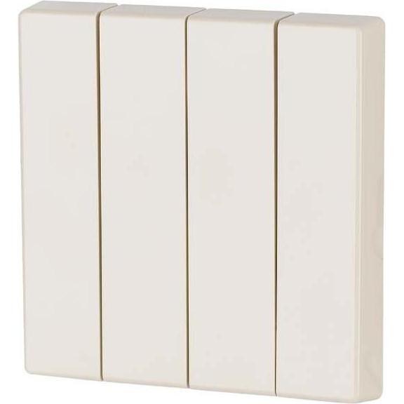 Thumbnail - Eaton Wippe 4-fach, creme glänzend, Jalo 173008, Taster + Schalter, Weiss
