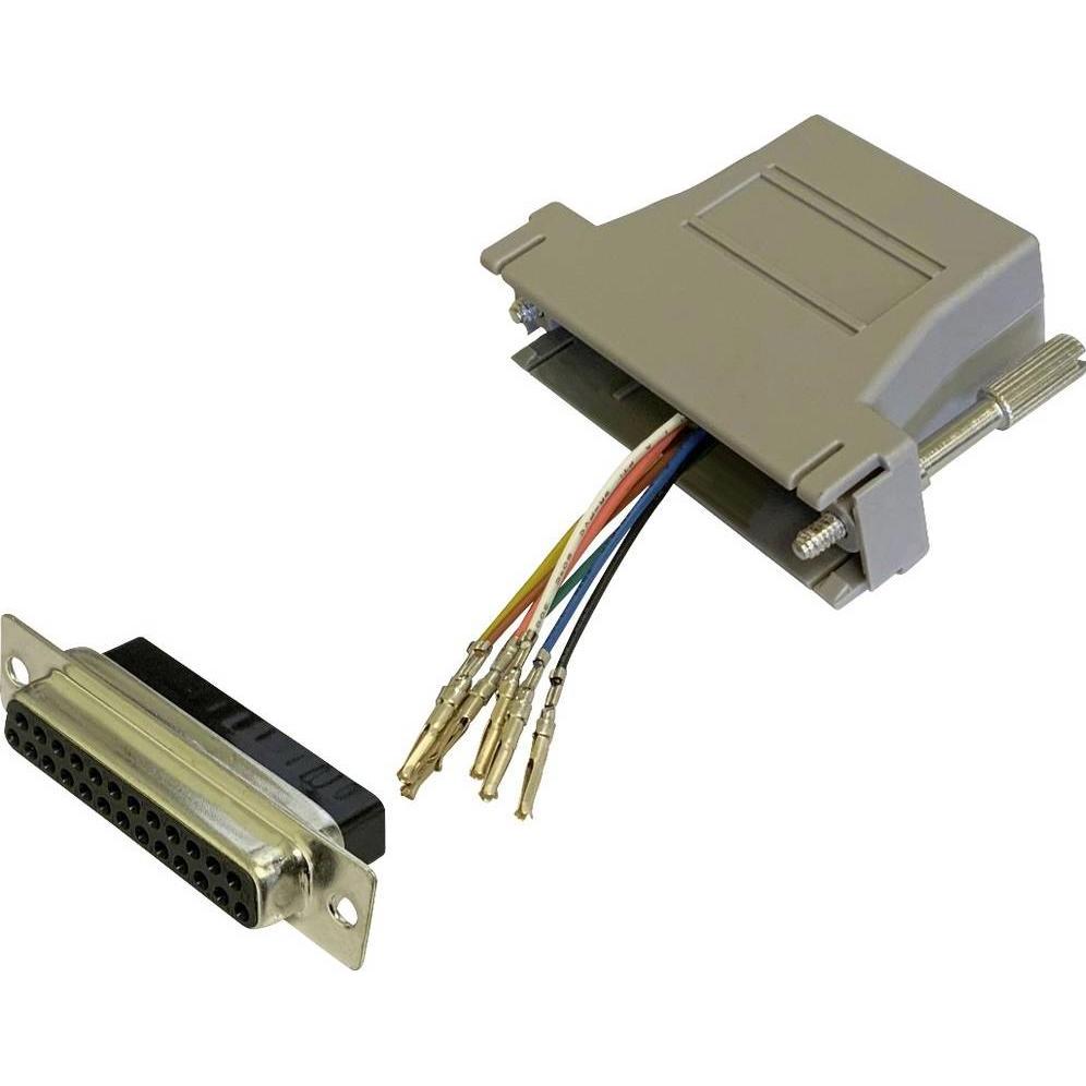 Thumbnail - BKL Electronic 10121130 Adapter D-SUB-Buchse 25pol. - RJ45-Buchse 1 St. Single, Elektronikkabel + Stecker