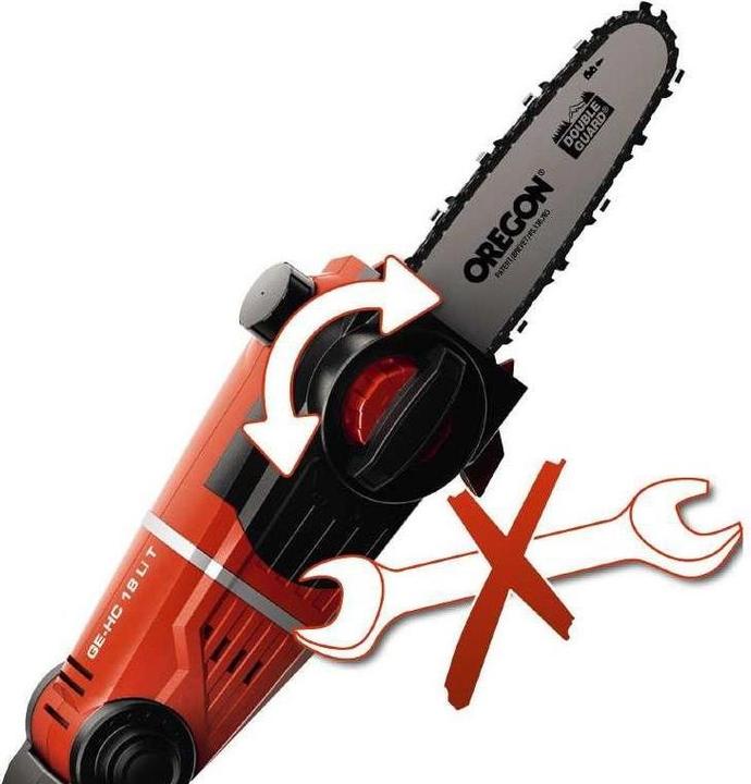 Actual product image Einhell GE-HC18Li T Solo Power X Change (Rechargeable battery operated)