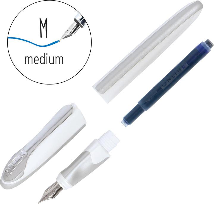 Image du produit Online Air Rose M 20166/3D White Rose stylo-plume (Blanc)