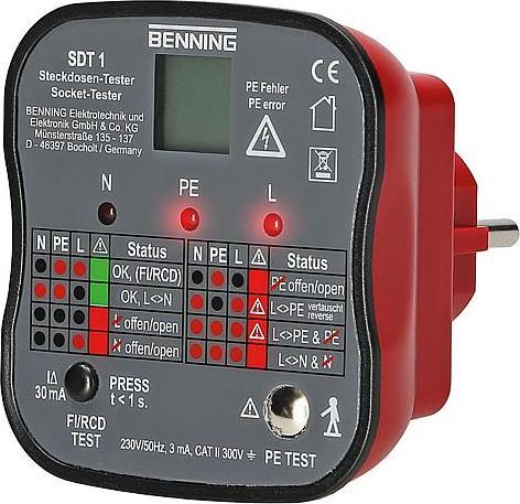 Actual product image Benning Socket tester (CAT III 300V)