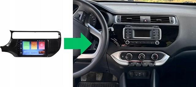Actual product image No Name RADIO GPS NAVIGATION KIA RIO III 2015-2018 ANDROID (9")