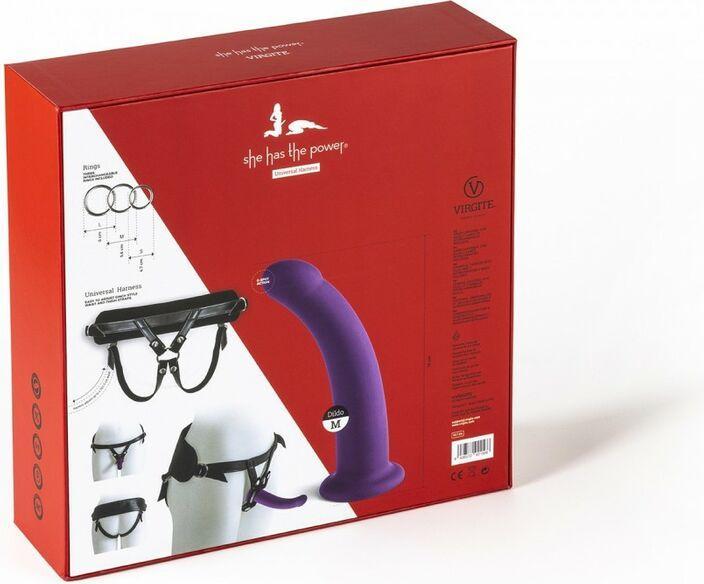 Produktbild Virgite Gurt Mit Lila Dildo Grösse M
