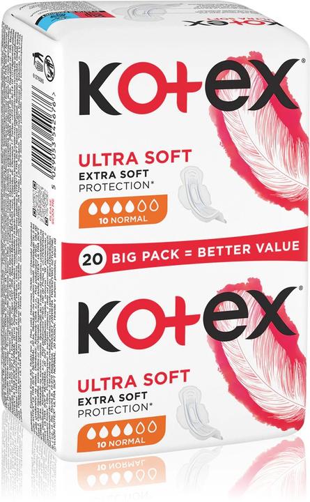 Produktbild Kotex Ultra Soft Normal Pads - 20 Pads (20x)