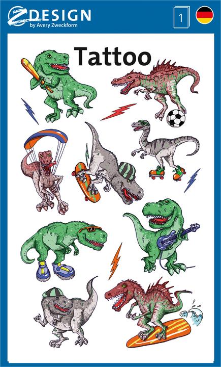 Produktbild Avery Kinder Tattoos