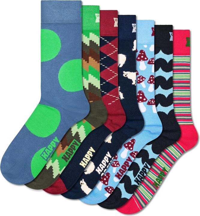 Produktbild Happy Socks 7-Pack Seven Days Socks Gift Set (7er Pack, 41 - 46)