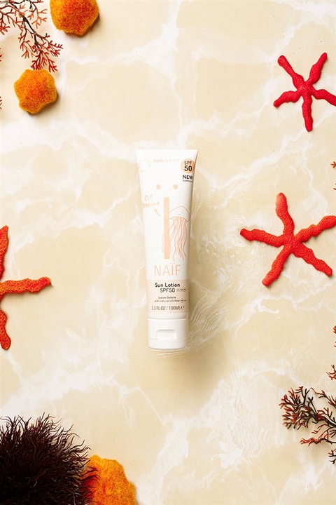 Actual product image Naïf Sun lotion (Sun lotion, SPF 50, 100 ml, 162 g)