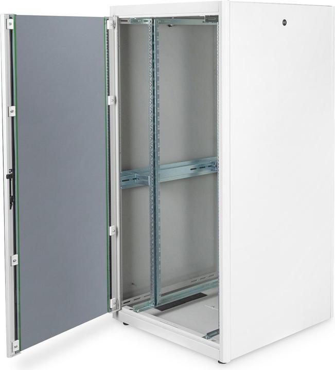 Produktbild Digitus Netzwerkschrank Basic 48,3cm 19Zoll 32HE grau H1560mmxB800mmxT800mm IP20 mit Glastuer ohne Montag... (10.87 HE, 19 Zoll Rack)