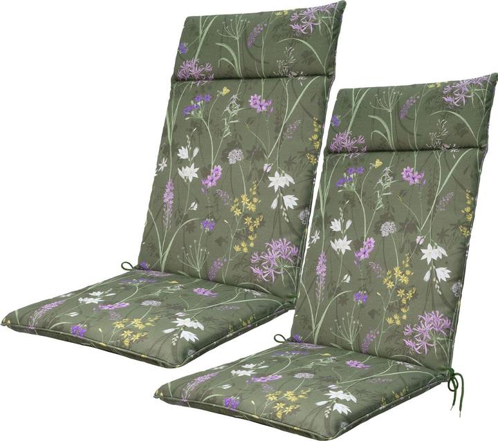 Floral pattern green