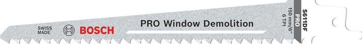 Produktbild Bosch Professional Zubehör PRO Window Demolition S611DF Blatt, 1,25 x 19 x 150 mm, 25-tlg.