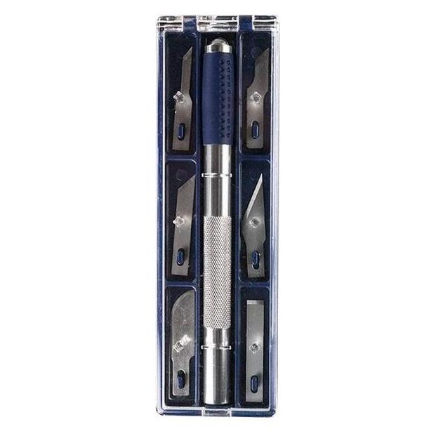 Titanum Hobby-Modelliermesser + 6 austauschbare Klingen (Cutter, Ersatzklinge) (398471)
