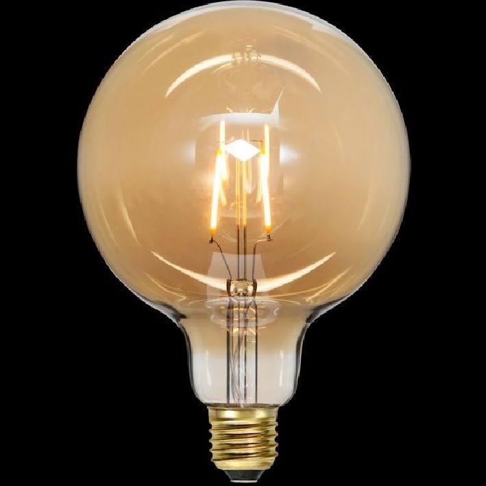 Actual product image Star Trading LED Bulb E27 G125 Plain Amber (E27, 80 lm, 1x)