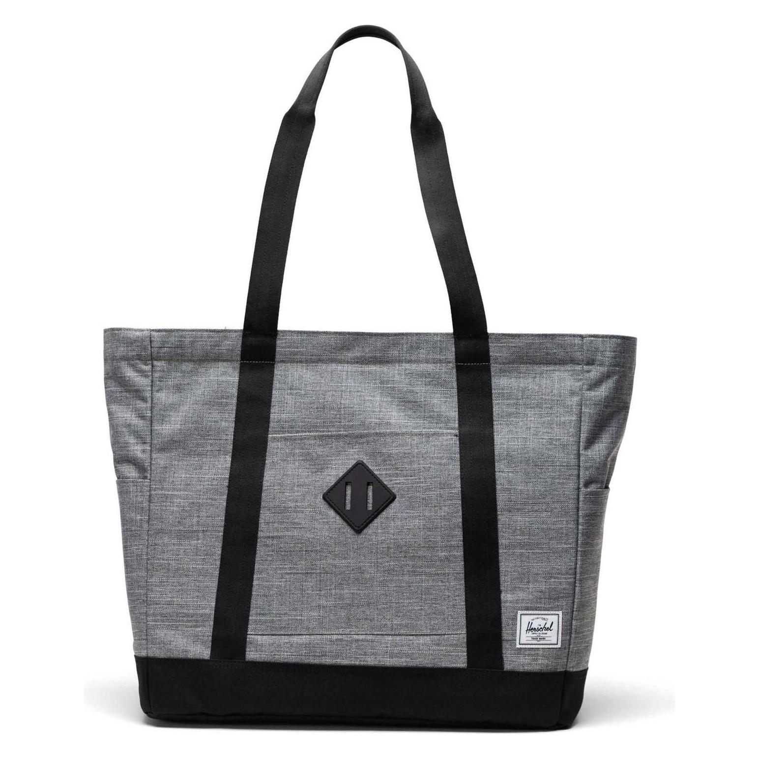 Herschel, Damen, Tasche, Heritage Tote, Grau, Schwarz, (17.50 l)