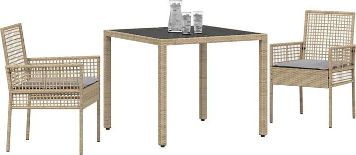 Produktbild vidaXL Garten Essgruppe (90 x 90 x 75 cm)